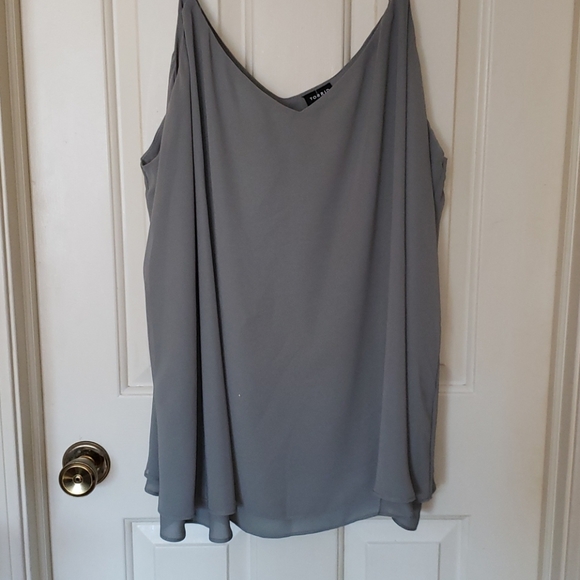 NWT Torrid Sophie Sage Green Chiffon Cami - Picture 6 of 7